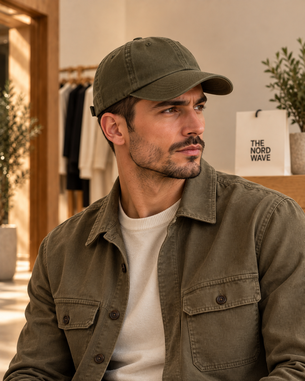 The Nord Wave editorial concept: Hats & Caps · look 4