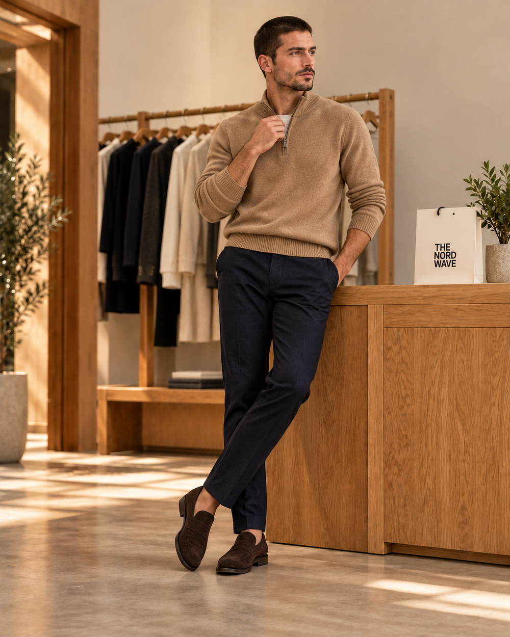 The Nord Wave editorial concept: Knitwear · look 3