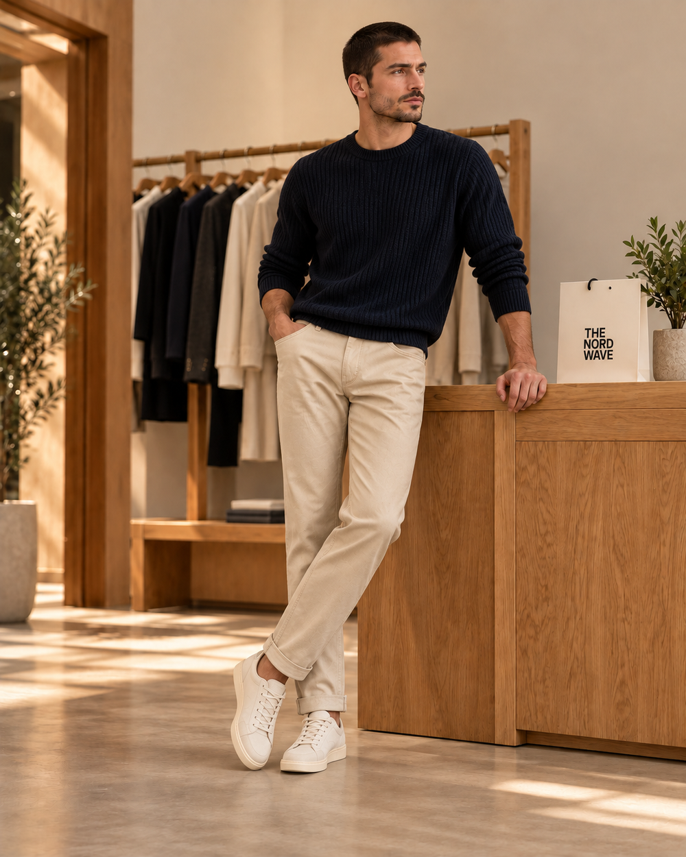 The Nord Wave editorial concept: Knitwear · look 4