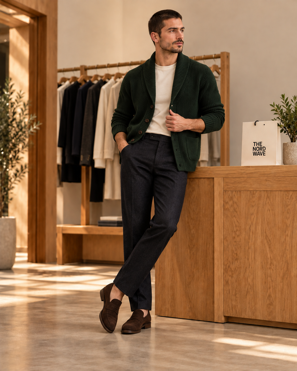 The Nord Wave editorial concept: Knitwear · look 5