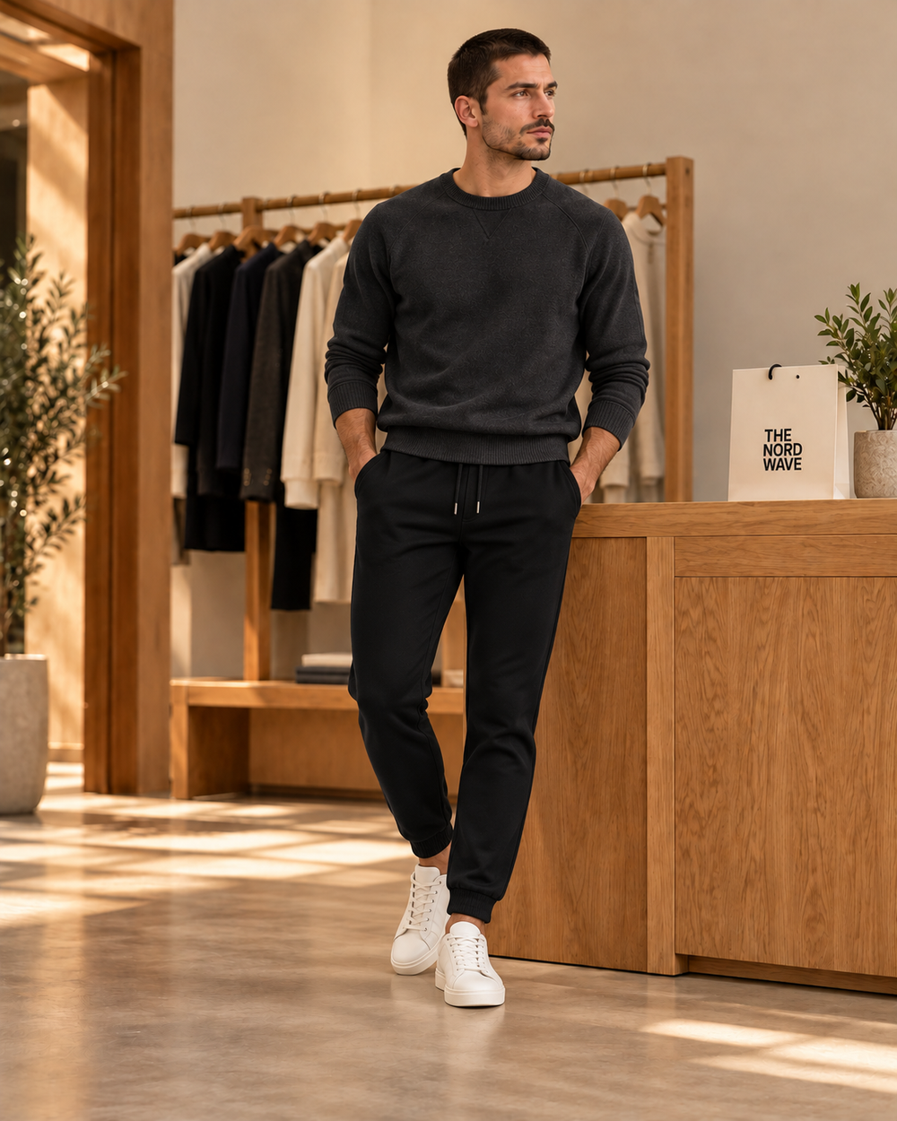 The Nord Wave editorial concept: Pants & Joggers · look 4