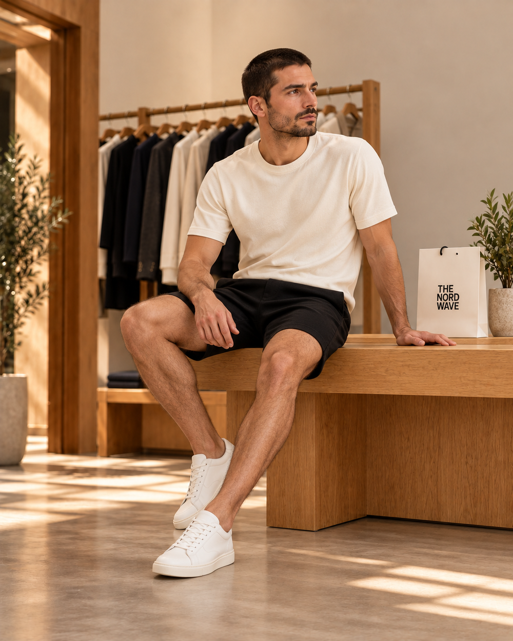 The Nord Wave editorial concept: Shorts · look 2
