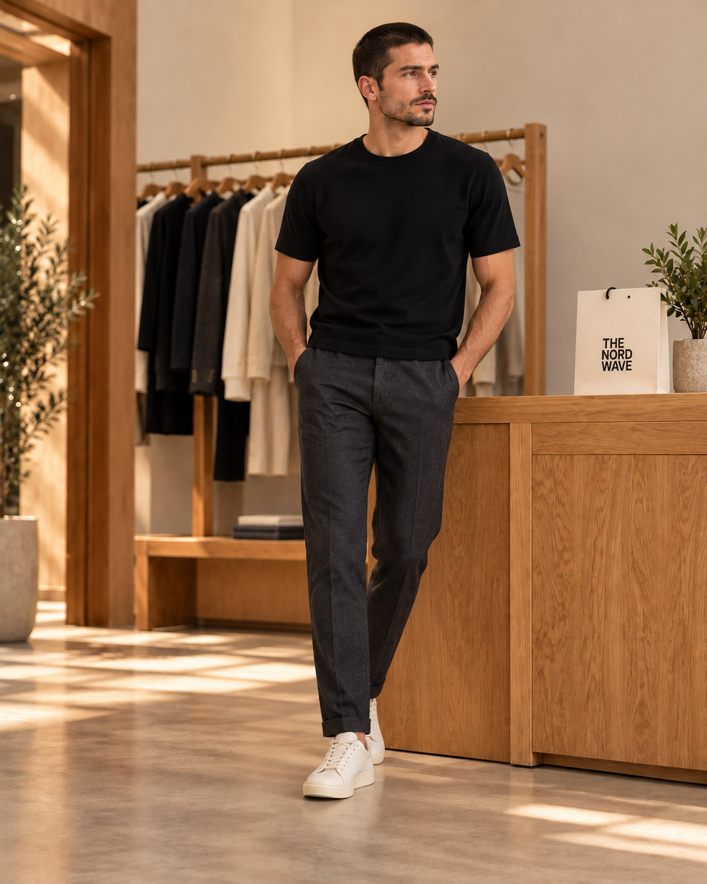 The Nord Wave editorial concept: T-Shirts & Polos · look 1