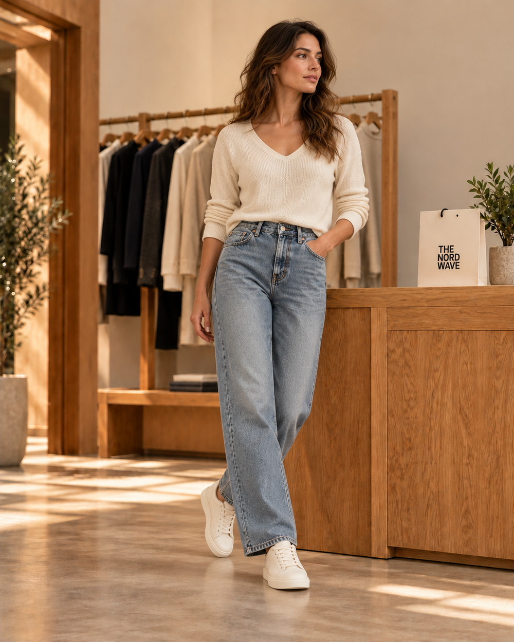The Nord Wave editorial concept: Flats & Casual Shoes · look 3