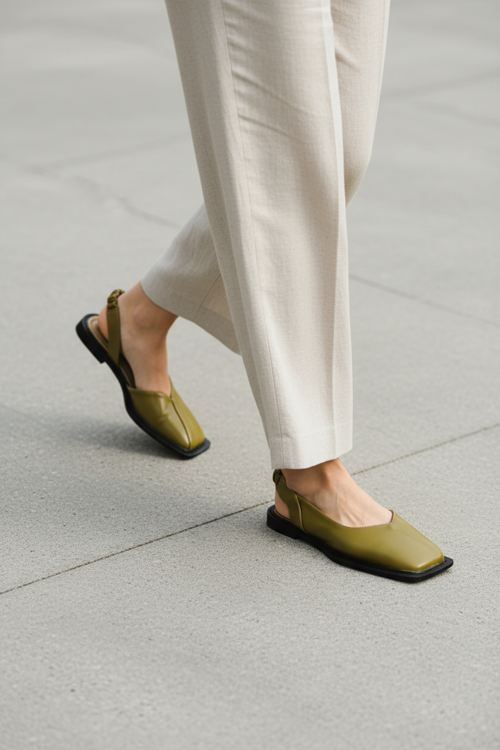 On feet street green