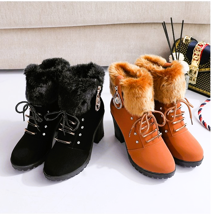 Nord Arden Faux-Fur Winter Heel Boots