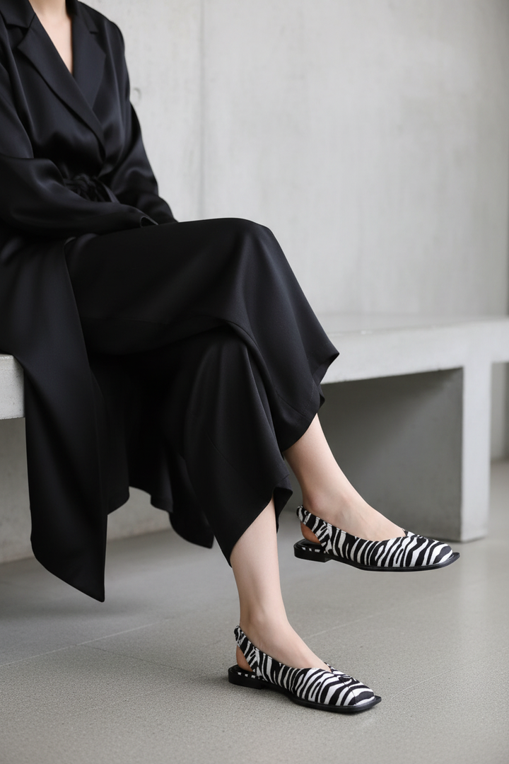 Seated editorial zebra