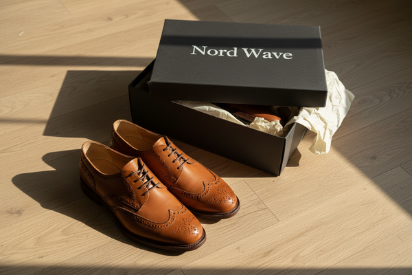 Shoes Flat Lay with Box