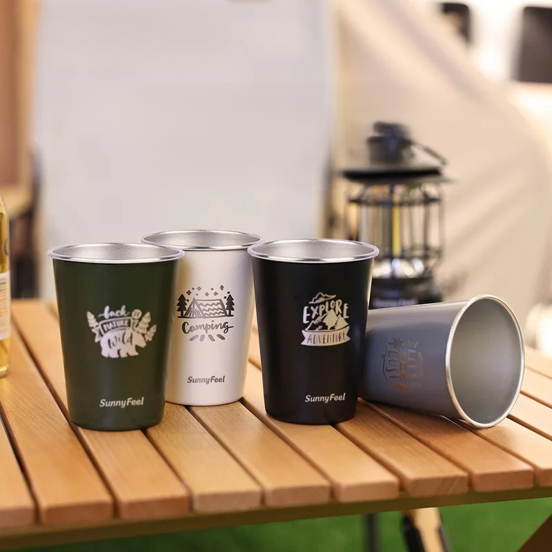 Nord 350ml CampStack™ Outdoor 4 Cup Set