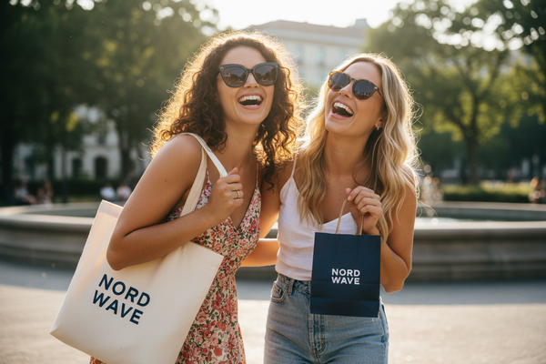 Two Women Friends Outdoor Nord Wave Sunglasses