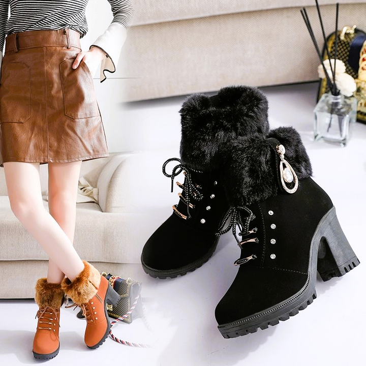 Nord Arden Faux-Fur Winter Heel Boots