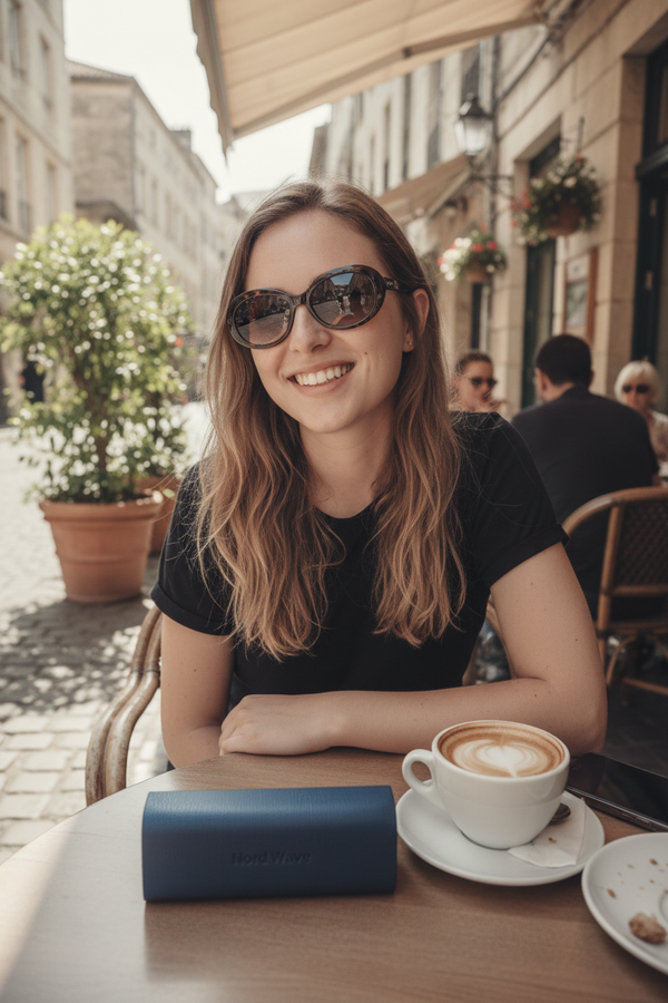 Women Cafe Tortoiseshell Oval Sunglasses