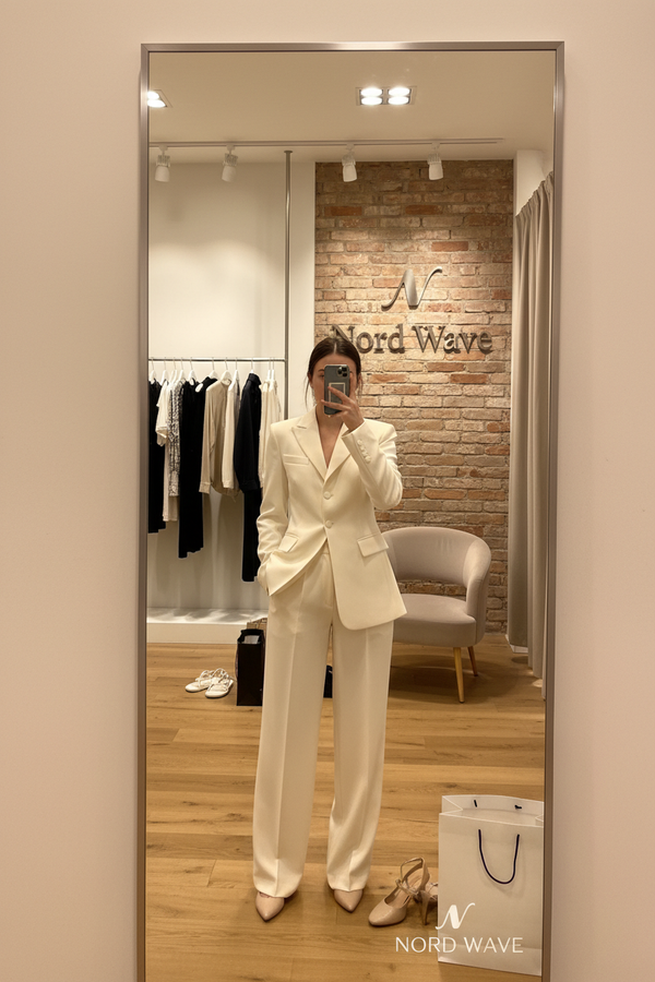 Women Store Mirror Selfie Trousers Blazer