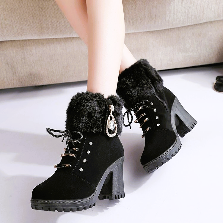 Nord Arden Faux-Fur Winter Heel Boots